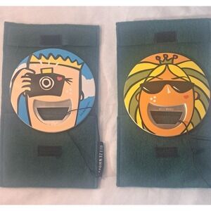 NEW Vintage Germany Ritzenhoff Double-Sided Face Bottle Opener Boy w/ Camera NEW